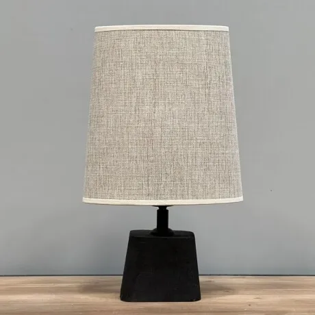 Lámpara Kardan Negra 19x9 en Blanco - Lámparas de mesa, Uruguay | Aihaus