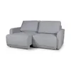Sofá Ravena (Rebatible) - Tela Microfibra - 9252 (Gris) en Gris - Sillones y sofás, Uruguay | NYR, vista 2 de 6