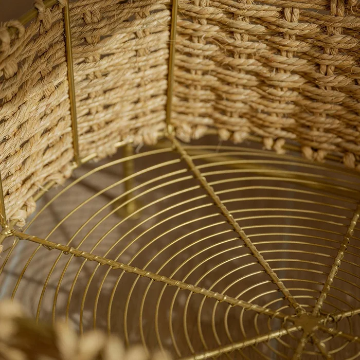 Organizador de mimbre y metal en Madera natural - Canastos, Uruguay | De Arcos, vista 5