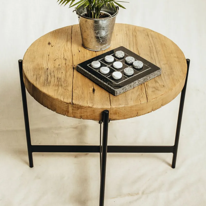 Mesa Yo - Zainas en Madera natural - Mesas de living, Uruguay | Zainas