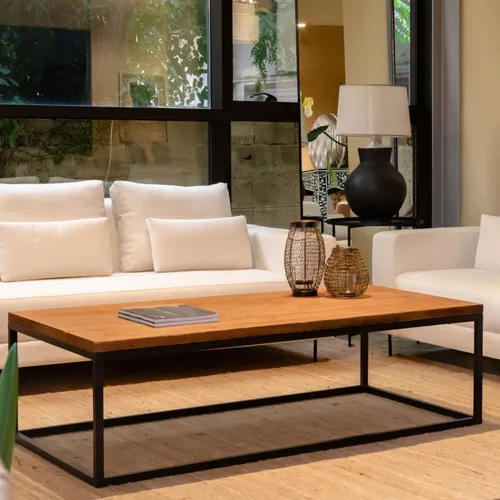 Mesa living Kaoba - Zainas en Madera natural - Mesas de living, Uruguay | Zainas