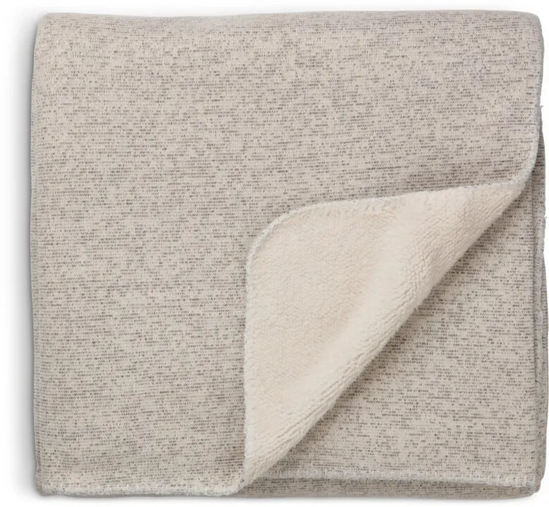 Manta throw GEDEBLAD 130x180 chenille gris/blanco en Gris - Textiles, Uruguay | JYSK