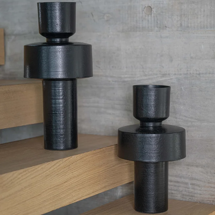 Jarron Isla - Alto en Negro - Jarrones, Uruguay | Walnut, vista 3