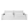Sofá 4 Cuerpos Tela Blanco Positano en Blanco - Sillones y sofás, Uruguay | Divino, vista 2 de 6