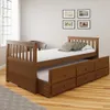Cama Marinera - 1 Plaza Pino 2.0 - Marrón - Línea Monterrey en Marrón - Dormitorio, Uruguay | Ecowood, vista 2 de 2
