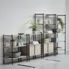 Estantería VANDBORG 5 est color roble/negro en Roble/negro - Bibliotecas, Uruguay | JYSK, vista 4 de 5