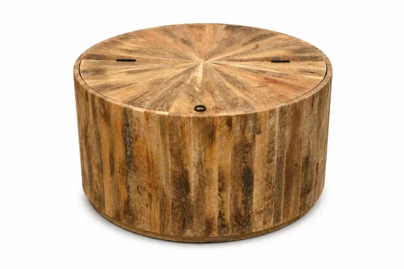 M192 Ratona Baúl 90x90x45 en Madera natural - Mesas de living, Uruguay | Victoriana, vista 3