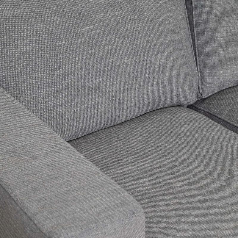 Sofá Con Funda Desmonttable 2 Cuerpos Tela-y-madera Gris Charlie en Gris - Sillones y sofás, Uruguay | Divino, vista 4
