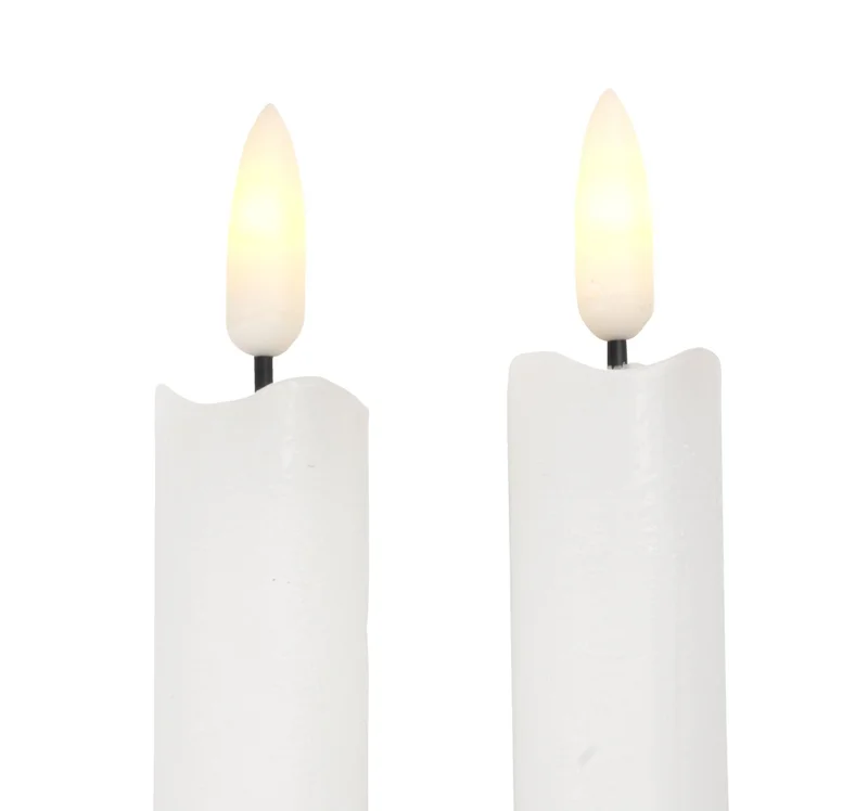 Vela candelabro LED ESBEN A25cm 2 uds en Blanco - Velas y Portavelas, Uruguay | JYSK, vista 3