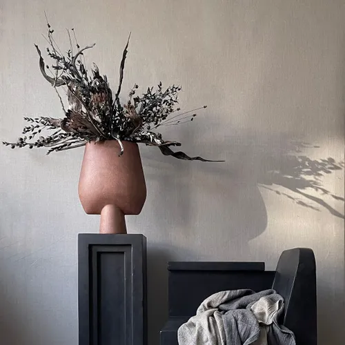JARRON MUD Marrón Extra Large - Decoración, Uruguay | Viasono