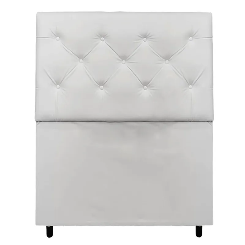 Respaldo Cabecera Luxo 1 plaza - PU Simil Cuero en Blanco - Respaldos de cama, Uruguay | Delta Center