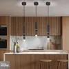 Colgante led rotativo tubular negro 7 posiciones de luz 3000K 10W en Negro - Lámparas colgantes, Uruguay | Iluminica, vista 3 de 5