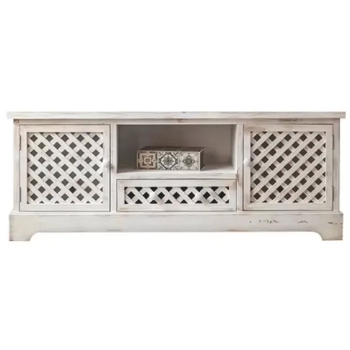 Mueble Vintage Blanco Horizontal en Blanco - Aparadores y recibidores, Uruguay | Decotech, vista 2