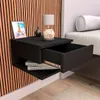 Mesa de Luz Flotante 1 cajón - Clean en Blanco - Mesas de luz, Uruguay | Delta Center, vista 4 de 8