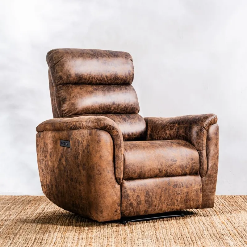 Sillón Reclinable Benson 1 Cuerpo Chocol Chocolate en Marrón - Sillones y sofás, Uruguay | Aihaus