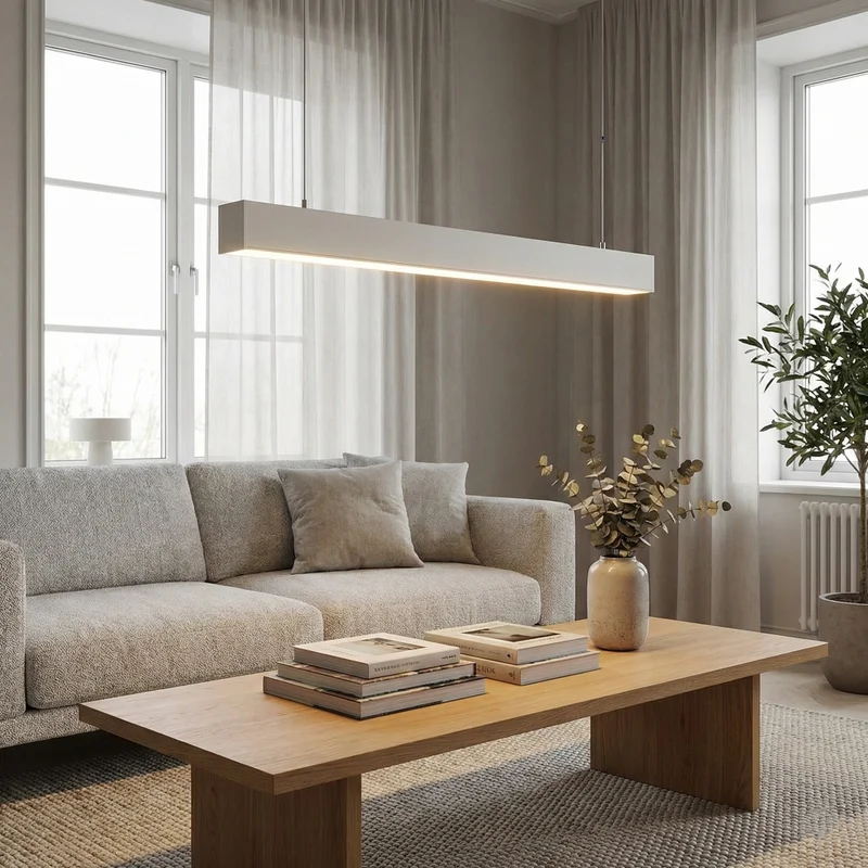 Lámpara colgante Linearis White en Blanco - Lámparas colgantes, Uruguay | La Perla, vista 3