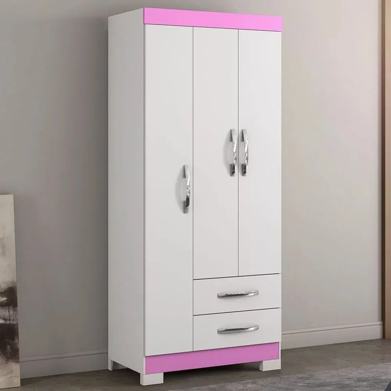 Ropero 3 puertas Flex en Blanco - Roperos y placares, Uruguay | La Cueva Muebles, vista 7