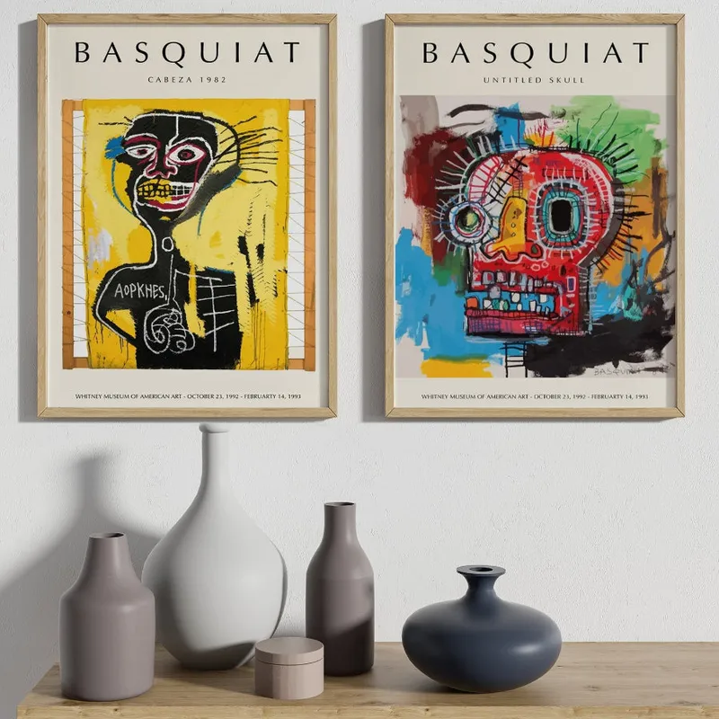 Basquiat N.04 en Multicolor - Láminas, Uruguay | La Cuadrería