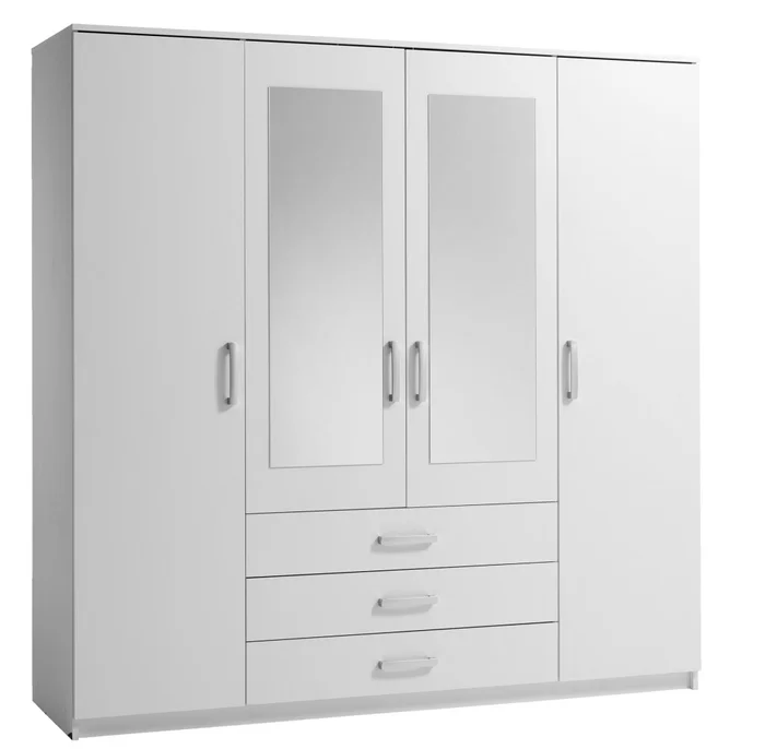 Armario VELLERUP 200x200 combi blanco en Blanco - Roperos y placares, Uruguay | JYSK