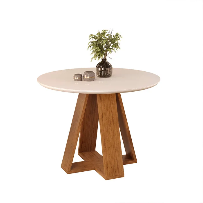 Mesa Redonda Gris Línea París en Gris - Mesas de comedor, Uruguay | Ecowood, vista 9