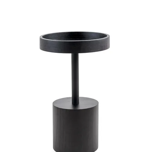 MESA LATERAL STAR P CINAMOMO NEGRA 30X30X48H CM, Uruguay | Vinibel