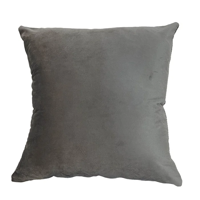 ALMOHADON VELVET 40x40CM GRIS en Gris - Textiles, Uruguay | Decohogar, vista 2