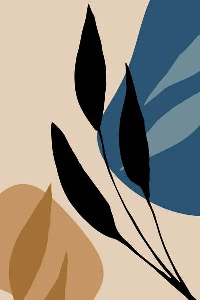 Cuadro / Lámina con marco 50x70CM Abstracto 5 en Multicolor - Decoración de pared, Uruguay | Alta Gracia Deco