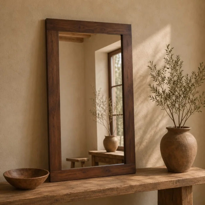 Espejo De Pared Classic en Marrón - Espejos, Uruguay | Aihaus
