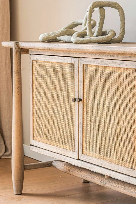 APARADOR SAKURA - PINO MACIZO RECICLADO GRIS en Madera natural - Muebles para TV, Uruguay | La Iberica, vista 7