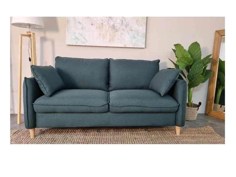 Sofá 3 cps OSLO - Verde Inglés en Verde - Sillones y sofás, Uruguay | Finkel, vista 3