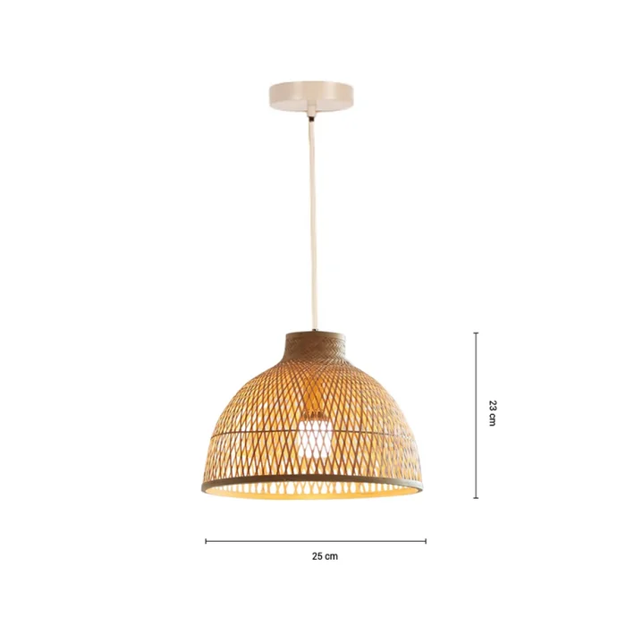 Lámpara Colgante Albuquerque ø 25 cm en Marrón - Lámparas colgantes, Uruguay | Serlux, vista 5