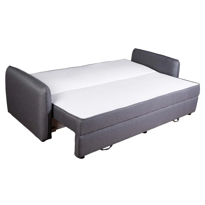 Sofá Cama Tela Gris Arizona Grafito en Gris - Sillones y sofás, Uruguay | Divino, vista 4
