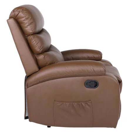 Sillon reclinable 1 cuerpo - Marron en Marrón - Sillones y sofás, Uruguay | La Cueva Muebles, vista 14