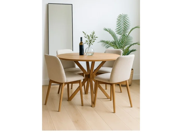Mesa MARA Madera 1.10 m en Madera natural - Mesas de comedor, Uruguay | Finkel, vista 3
