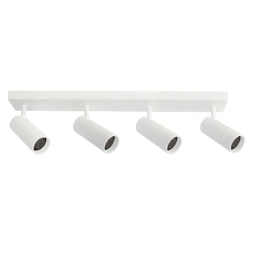 Luminaria de Adosar Long Leticia Cuadruple Orientable Blanca en Blanco - Lámparas colgantes, Uruguay | Serlux