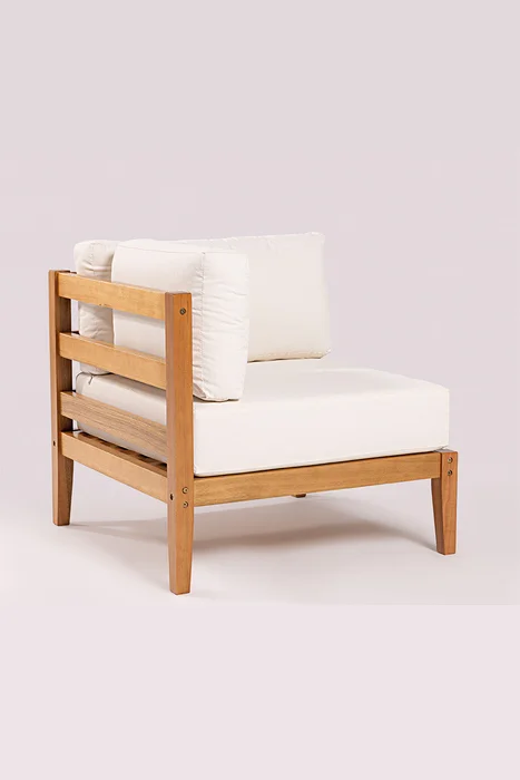 ESQUINA CANNES RIPADA ACQUABLOCK CRUDO 74x74x66CM JATOBA - Muebles para el exterior, Uruguay | Vinibel