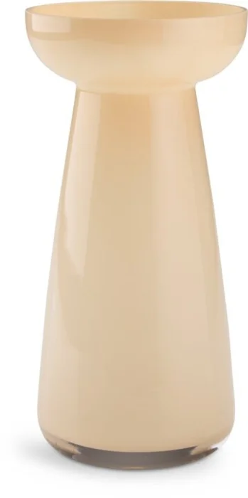 Jarrón VISTI Ø11xH22cm vidrio en Beige - Jarrones, Uruguay | JYSK