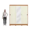 Ropero 3 Puertas Corredizas 180CM - Turin en Madera natural - Roperos y placares, Uruguay | Balton, vista 10 de 11
