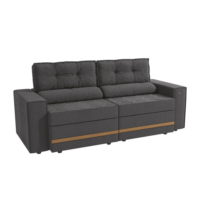 Sillón Sofá 2 cuerpos Retráctil 226 cm – Havana en Elige una opciónBeigeGris - Sillones y sofás, Uruguay | Delta Center, vista 3