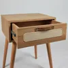 Mesa de Luz Praga – Olmo con Esterilla - Mesas de luz, Uruguay | Berna home, vista 2 de 3