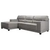 Sofá C/chaise Gris Tela Excelence Izq en Gris - Sillones y sofás, Uruguay | Divino, vista 2 de 5