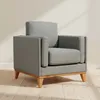 Butaca Tela-y-madera Gris Luxor Premium Gris Osc en Gris - Sillones y sofás, Uruguay | Divino, vista 1 de 8