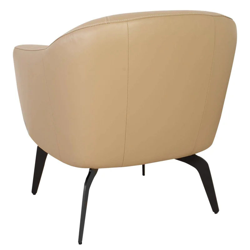 Butaca Fija 1 Cuerpo Cuero-100-natural Verde 1002 Khaki en Beige - Sillones y sofás, Uruguay | Divino, vista 5