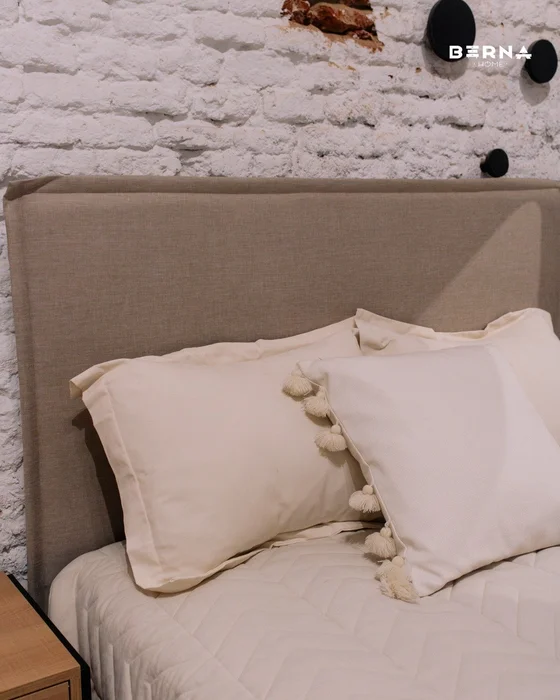 Respaldo Volado Queen – Beige en Beige - Respaldos de cama, Uruguay | Berna Home, vista 4