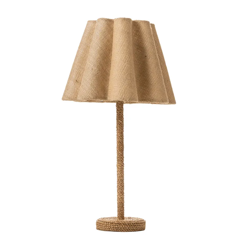 Lámpara De Mesa Akanai Natural/beige Yute Rsfal3jd en Beige - Lámparas de mesa, Uruguay | Divino