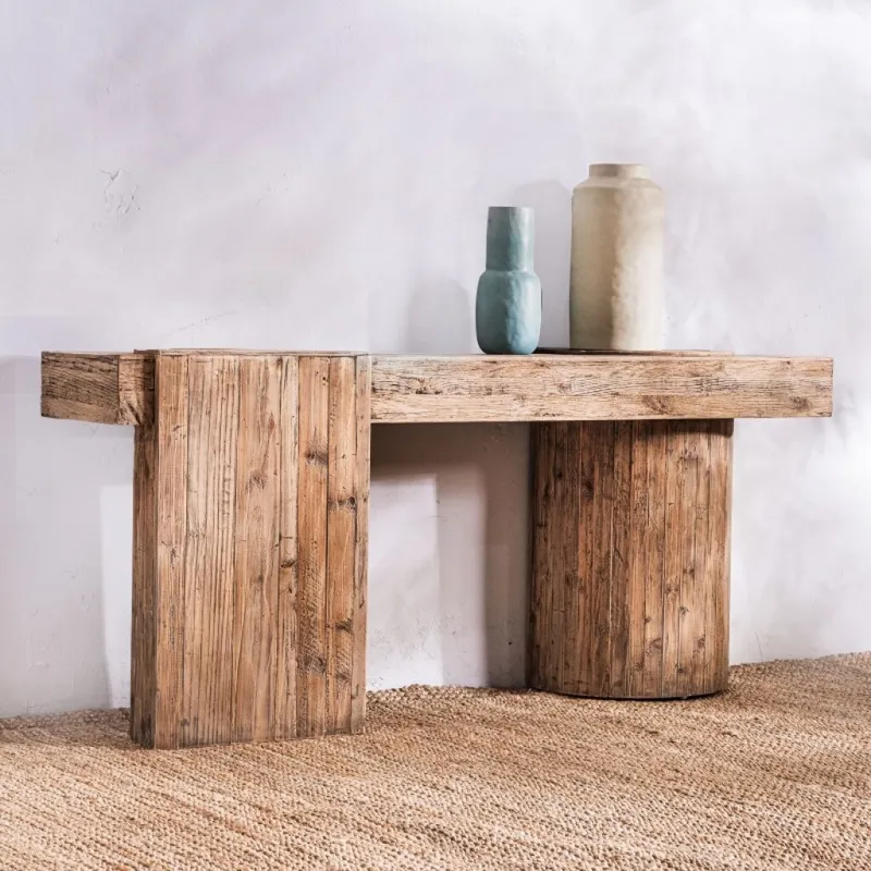 Consola Amber en Madera natural - Aparadores y recibidores, Uruguay | Aihaus