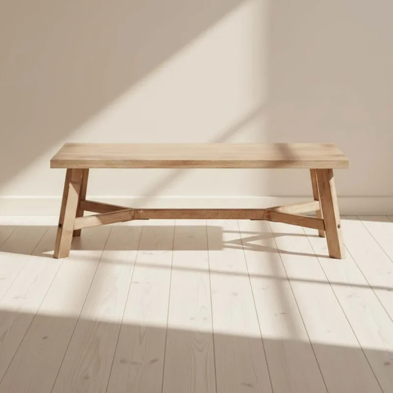Mesa Ratona Madera Natural-beige Ozzy Natural en Madera natural - Mesas de living, Uruguay | Divino