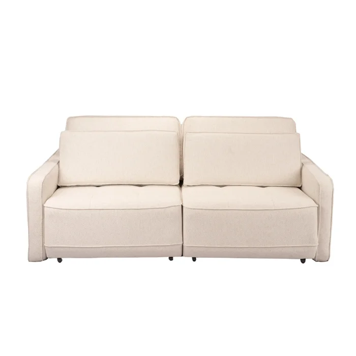 Sofá cama 3 cuerpos San Carlos - Beige en Beige - Sillones y sofás, Uruguay | Nario Hogar, vista 2