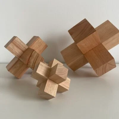 Figura geométrica en madera maciza - 3 cm (9cm) - Decoración, Uruguay | Dreams On Time, vista 13