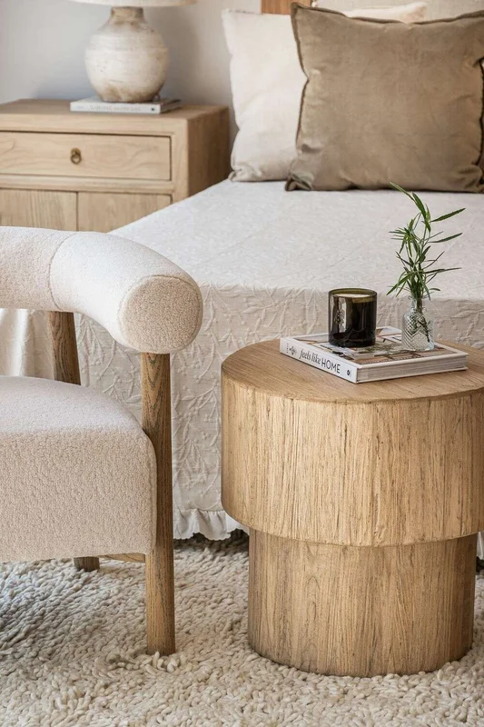 MESA LATERAL BALEAR - OLMO en Madera natural - Mesas de living, Uruguay | La Iberica, vista 10